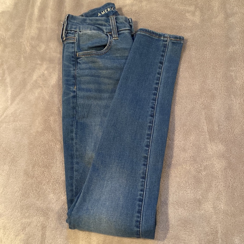 AE curvy hi-rise jegging